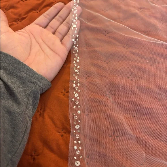 Untamed Petals Gossip Cathedral length veil - Picture 6 of 7